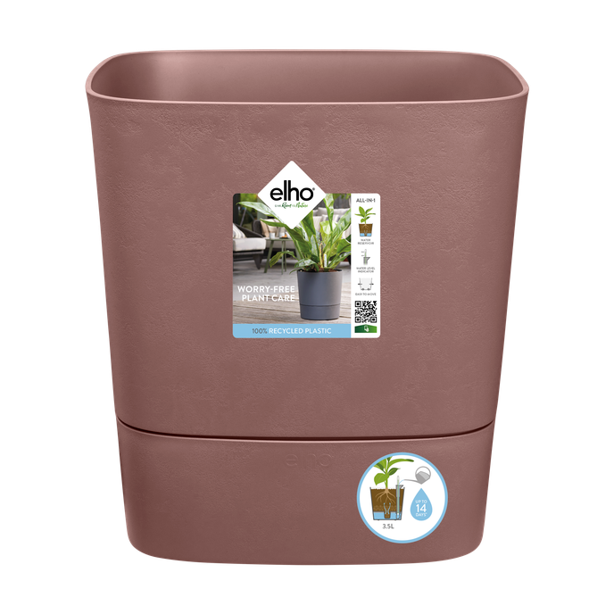 greensense aqua care square 30cm clay brown